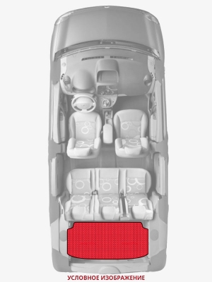 ЭВА коврики «Queen Lux» багажник для KIA Sorento (4G)